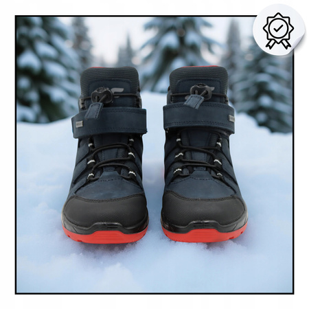 BUTY DZIECIĘCE 4F WYGODNE TREKKINGOWE NA JESIEŃ ZIMĘ JOBMW253 31S