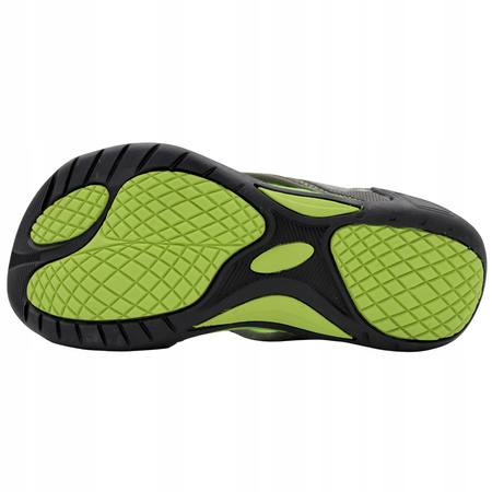 Sandały Damskie Młodzieżowe Wygodne Lekkie DK 3431 GREY/LT.GREEN