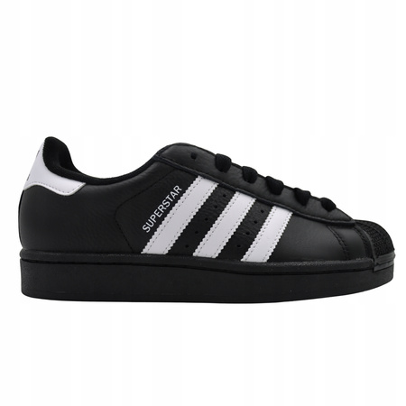 BUTY SPORTOWE DAMSKIE SKÓRA CZARNE SNEAKERSY ADIDAS SUPERSTAR JI0079