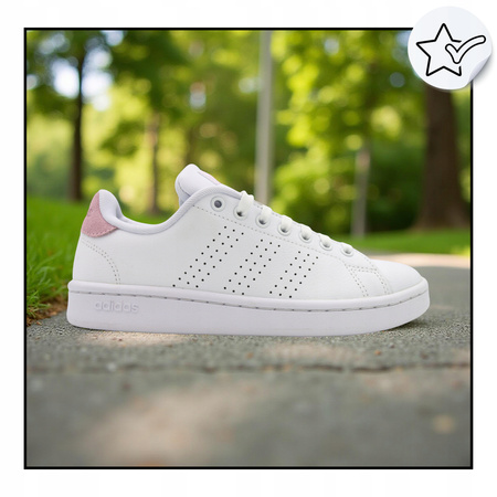 BUTY DAMSKIE ADIDAS ADVANTAGE BIAŁE F36481 lekkie 