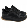 Buty sportowe męskie czarne wsuwane wygodne skechers 118423/bbk 