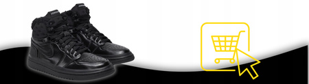 BUTY DAMSKIE ZIMOWE BOTKI WYSOKIE NIKE AIR JORDAN DC7723 001 CZARNE