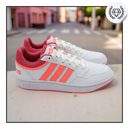 Buty Damskie Sportowe Wygodne Oddychające ADIDAS HOOPS GW0418 