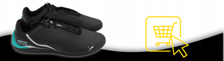 Buty Młodzieżowe Wygodne Skórzane PUMA MAPF1 DRIFT CAT DECIMA JR