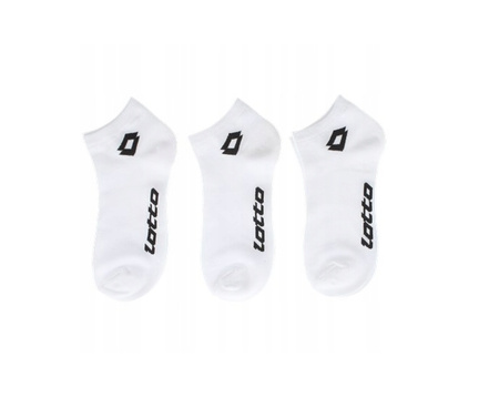 SKARPETKI BIAŁE LOTTO NISKIE STOPKI 1.20.00003-3-3 