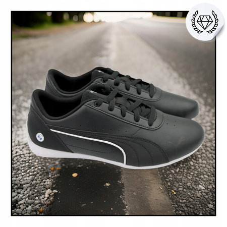 BUTY SPORTOWE MĘSKIE CZARNE WYGODNE PUMA BMW MMS Neo Cat 307309 05 r. 43