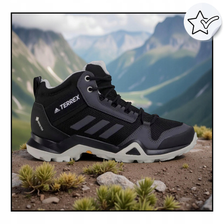 Buty Trekkingowe Wysokie Męskie ADIDAS TERREX AX3 EF3365 GORE-TEX 