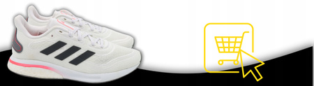 Buty Damskie ADIDAS SUPERNOVA FV6020 Do Biegania Białe Wygodne R. 39 1/3