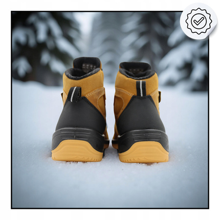 BUTY DZIECIĘCE 4F WYGODNE TREKKINGOWE NA JESIEŃ ZIMĘ JOBMW251 83S 