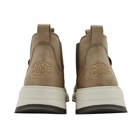 Buty męskie sztyblety beżowe wygodne lekkie wsuwane heydude 442932kr 