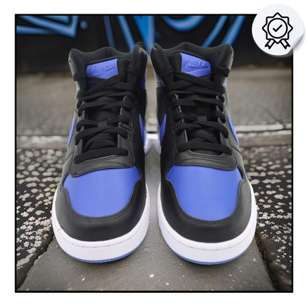 BUTY SPORTOWE MĘSKIE WYGODNE WYSOKIE SKÓRA NIKE EBERNON AQ1773 001 r. 45