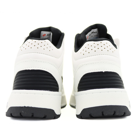 BUTY DZIECIĘCE WYSOKIE BIAŁE EKOSKÓRA LOTTO PIVOOT 2600210K1011