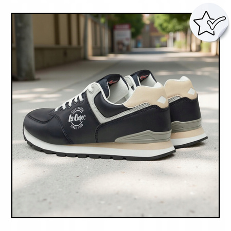 BUTY MĘSKIE SPORTOWE WYGODNE SNEAKERSY LEE COOPER LCJ23313075M 