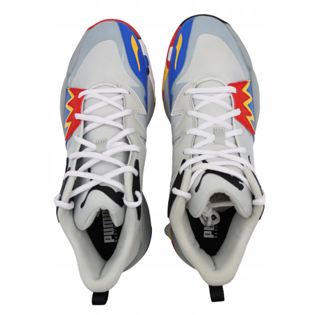 BUTY SPORTOWE MĘSKIE DO KOSZYKÓWKI PUMA Genetics Glacial 309691 02 R. 42