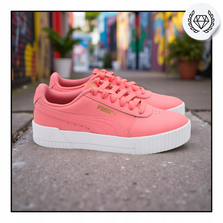 Buty sportowe damskie wygodne Puma 370325 27 Białe Sneakersy