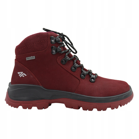 BUTY DAMSKIE 4F WYGODNE TREKKINGOWE WYSOKIE NA JESIEŃ ZIMĘ OBDH253 60S 