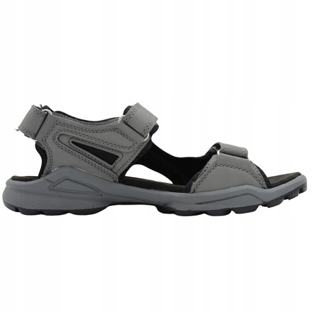 Sandały Na Lato Męskie Wygodne Lekkie DK 8137 GRAY/LEMON