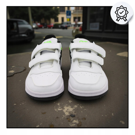 Buty dziecięce sportowe ADIDAS HOOPS biały Na Rzepy r. 28