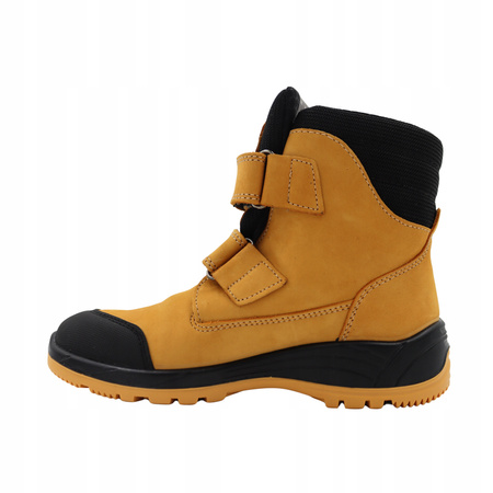 BUTY DZIECIĘCE 4F WYGODNE ZE SKÓRY WYSOKIE NA JESIEŃ ZIMĘ JOBMW25083S 