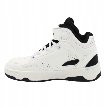 BUTY DZIECIĘCE WYSOKIE BIAŁE EKOSKÓRA LOTTO PIVOOT 2600210K1011