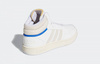 Buty Wysokie Białe Skóra Skórzane Wygodne ADIDAS HOOPS 3.0 MID