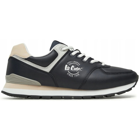 Buty Sneakersy Męskie Wygodne Lekkie Skórzane LEE COOPER