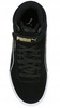 Buty Damskie Czarne Wysokie Wygodne Rzep PUMA CARINA MID SD METAL