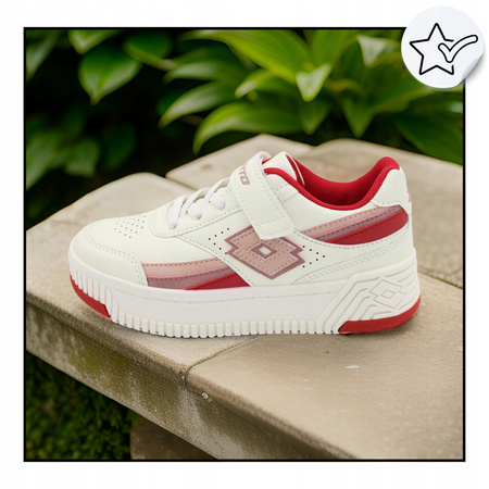 Buty Dziecięce Dla Dziewczynek Białe Wygodne LOTTO PINADEE K Girls