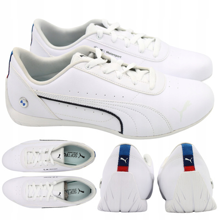Buty Męskie Sportowe Modne Białe Skóra Skórzane PUMA BMW NEO CAT