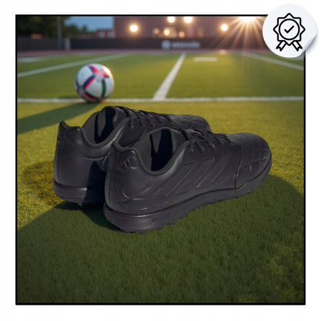 Buty Turfy do piłki nożnej skórzane ADIDAS COPA PURE.3 TF CZARNE 