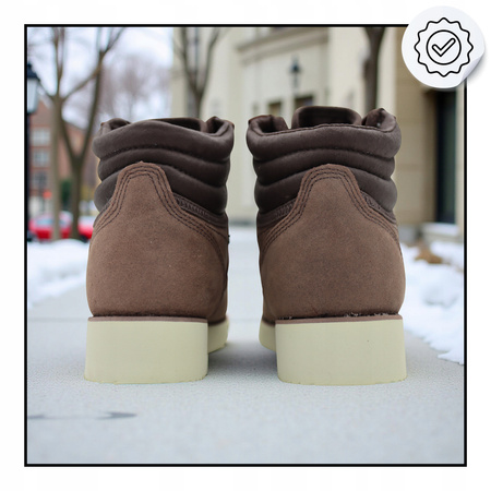 Buty Wysokie Wygodne Na Zimę Sneakersy Damskie Skóra REEBOK V48525