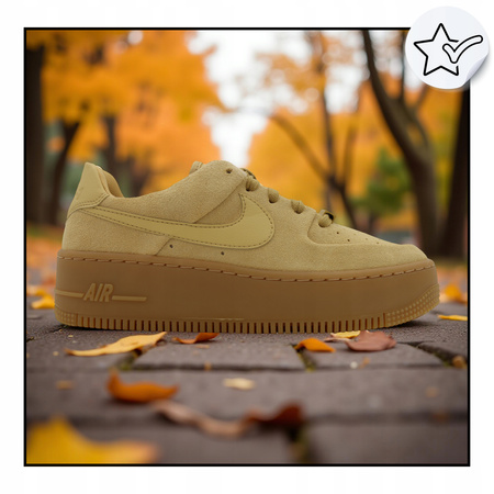 Buty Damskie NIKE AIR FORCE 1 SAGE CT3432 700 sneakersy platforma