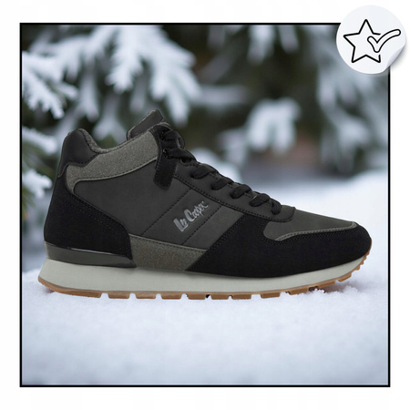 Buty Wysokie Męskie Ocieplane Zimowe na Zimę Wygodne LEE COOPER