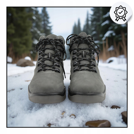 4f BUTY DAMSKIE WYGODNE TREKKINGOWE NA JESIEŃ ZIMĘ OBMH258 25S