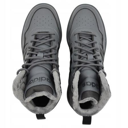 BUTY ZIMOWE DAMSKIE OCIEPLANE WYSOKIE ADIDAS HOOPS 3.0 MID GZ6683 