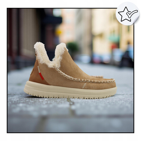 Buty damskie ocieplane lekkie wygodne heydude camden suede 42028265