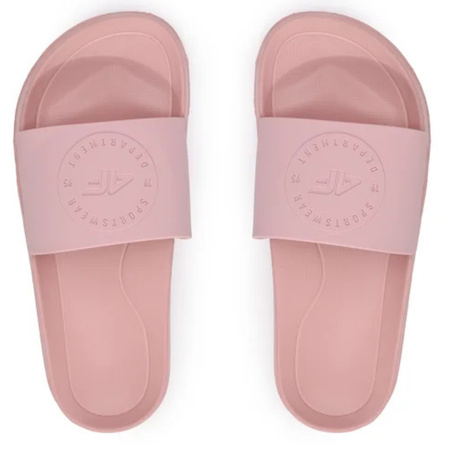 KLAPKI 4F damskie WSUWANE NA PLAŻE NA BASEN RÓŻOWE LEKKIE WYGODNE 