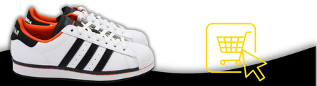 Buty Sportowe Męskie wygodne ADIDAS SUPERSTAR skóra Białe 