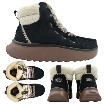 Buty damskie lekkie wygodne ocieplane na jesień zimę heydude 4436700w