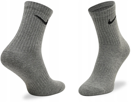 Skarpetki Unisex Bawełniane Wysokie Białe Szare Czarne NIKE R. 42-46