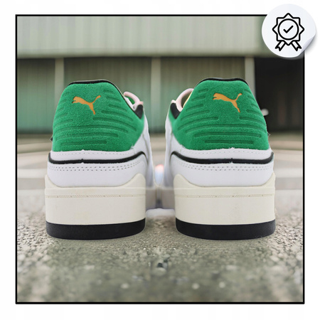 Buty Męskie Sportowe Skóra Białe Wygodne PUMA SLIPSTREAM BBALL