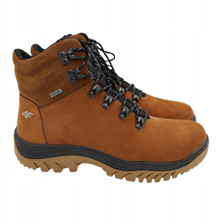4f BUTY MĘSKIE WYGODNE TREKKINGOWE WYSOKIE NA JESIEŃ ZIMĘ OBMH255 81S