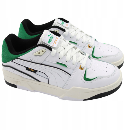Buty Męskie Sportowe Skóra Białe Wygodne PUMA SLIPSTREAM BBALL R. 44,5