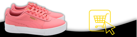 Buty sportowe damskie wygodne Puma 370325 27 Białe Sneakersy