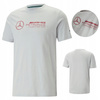 KOSZULKA MĘSKA SZARA PUMA MAPF1 LOGO 53848202 r. XL