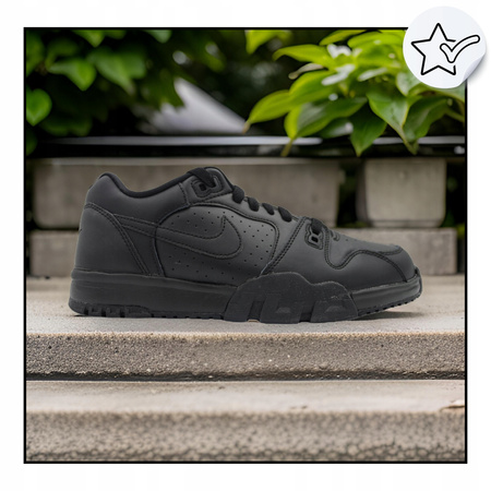 BUTY SPORTOWE MĘSKIE WYGODNE SKÓRA NIKE CROSS TRAINER LOW CQ9182 001 r. 43