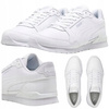 Buty Sportowe Męskie Wygodne Białe Skórzane Skóra PUMA ST RUNNER 