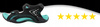Sandały Damskie Outdoorowe Wygodne Lekkie Na Lato DK 3431 BLK/TURQ