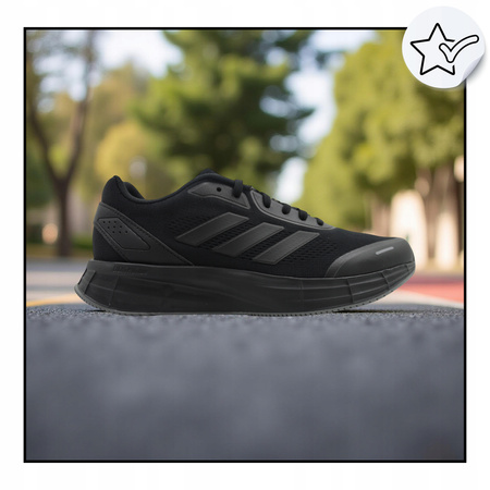 BUTY MĘSKIE SPORTOWE CZARNE DO BIEGANIA ADIDAS DURAMO X JQ7500 