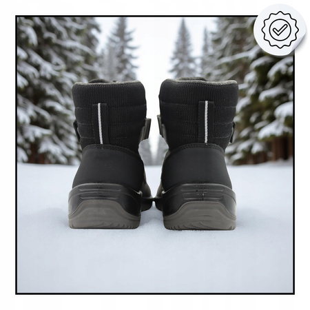 BUTY DZIECIĘCE 4F WYSOKIE WYGODNE NA JESIEŃ ZIMĘ JOBMW252 25S